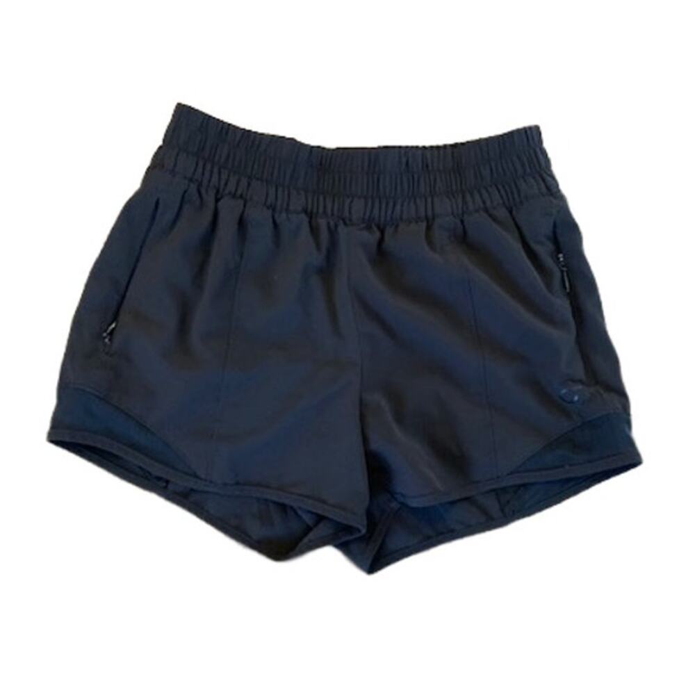 GAP Teen Girls Black Running Shorts Size M 8 Moisture Wicking Zipper Pockets